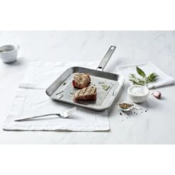 Demeyere Grillpan 24 X 24 Cm 7 Demeyere Grillpan 24 X 24 Cm -Demeyere Shop 000022692