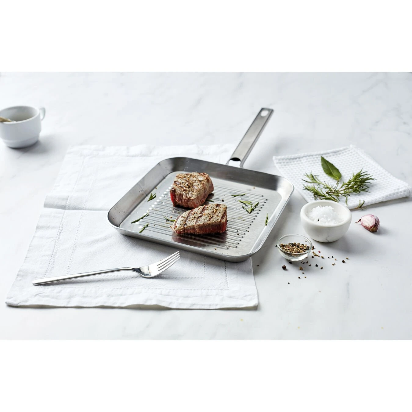 Demeyere Grillpan 24 X 24 Cm 4 Demeyere Grillpan 24 X 24 Cm - Afbeelding 3