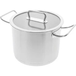 Demeyere Soeppan Met Glazen Deksel 24 Cm / 7 L 13 Demeyere Soeppan Met Glazen Deksel 24 Cm / 7 L -Demeyere Shop 000024531