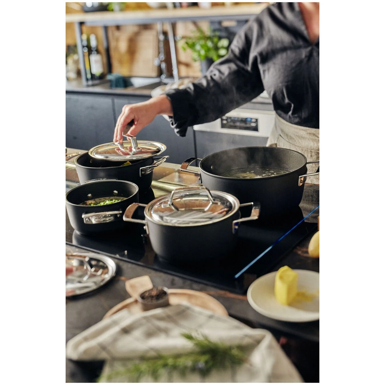 Demeyere Potten- En Pannenset, 4-delig 4 Demeyere Potten- En Pannenset, 4-delig - Afbeelding 3