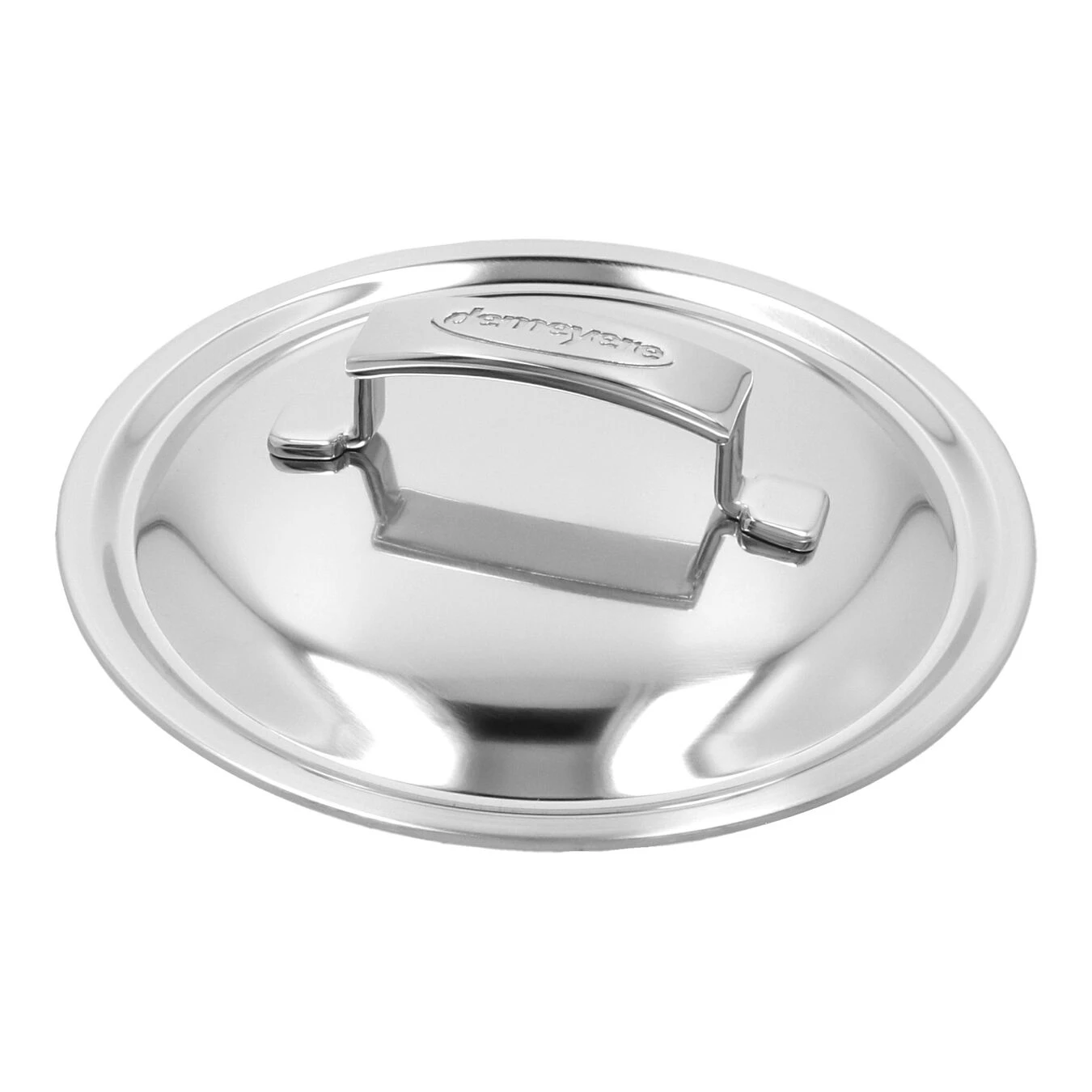 Demeyere Dubbelwandig Deksel 18 Cm, 18/10 Roestvrij Staal 3 Demeyere Dubbelwandig Deksel 18 Cm, 18/10 Roestvrij Staal