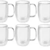 Zwilling DUBBELWANDIG ESPRESSOGLAZEN SET, 6-DELIG 2 Zwilling DUBBELWANDIG ESPRESSOGLAZEN SET, 6-DELIG -Demeyere Shop set zw sorrento espresso glazen met oor 39500 111 0 4Set