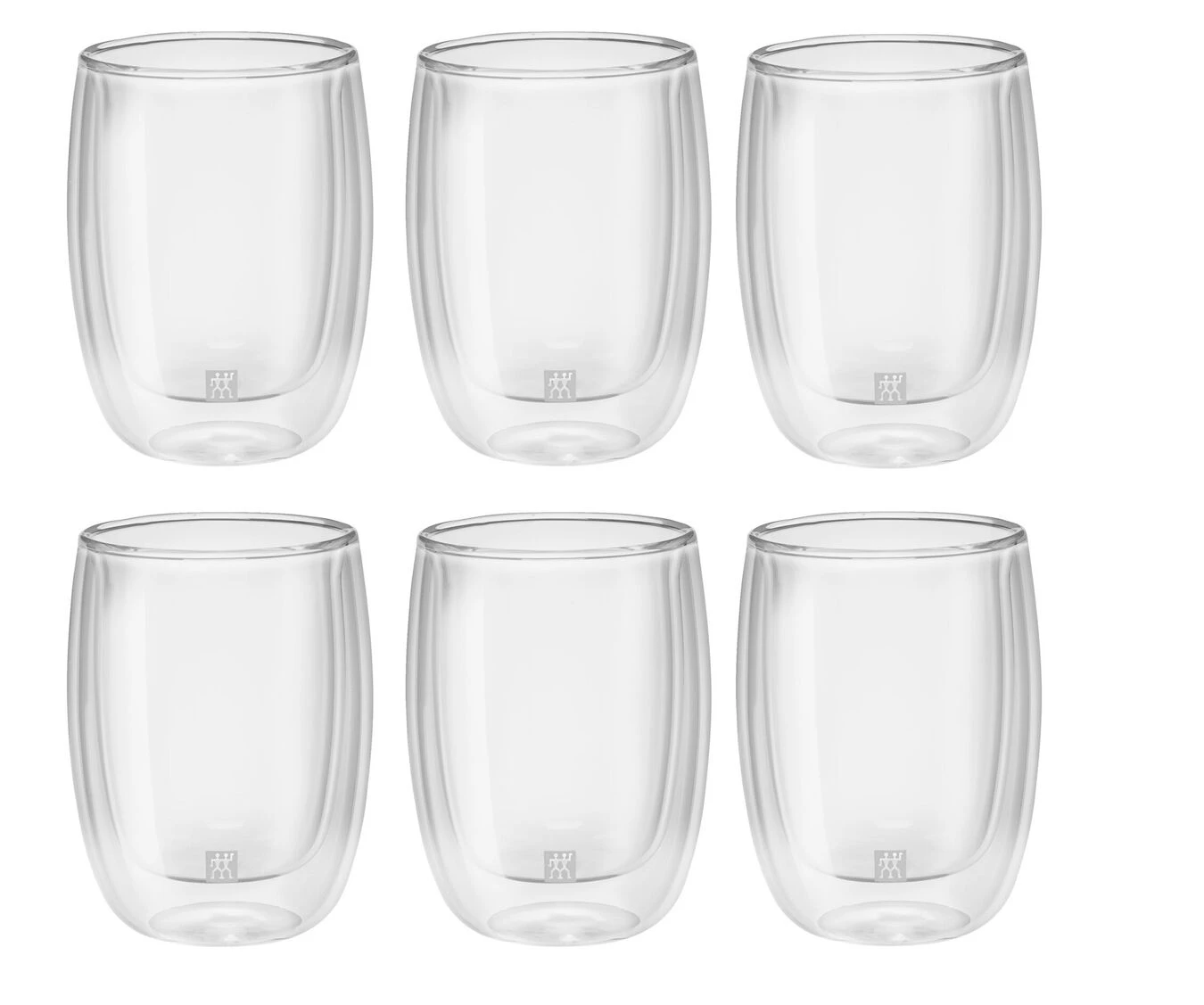 Zwilling Dubbelwandig Koffieglazen Set, 6-delig 3 Zwilling Dubbelwandig Koffieglazen Set, 6-delig