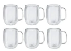 Zwilling Dubbelwandig Koffieglazen Set, 6-Delig